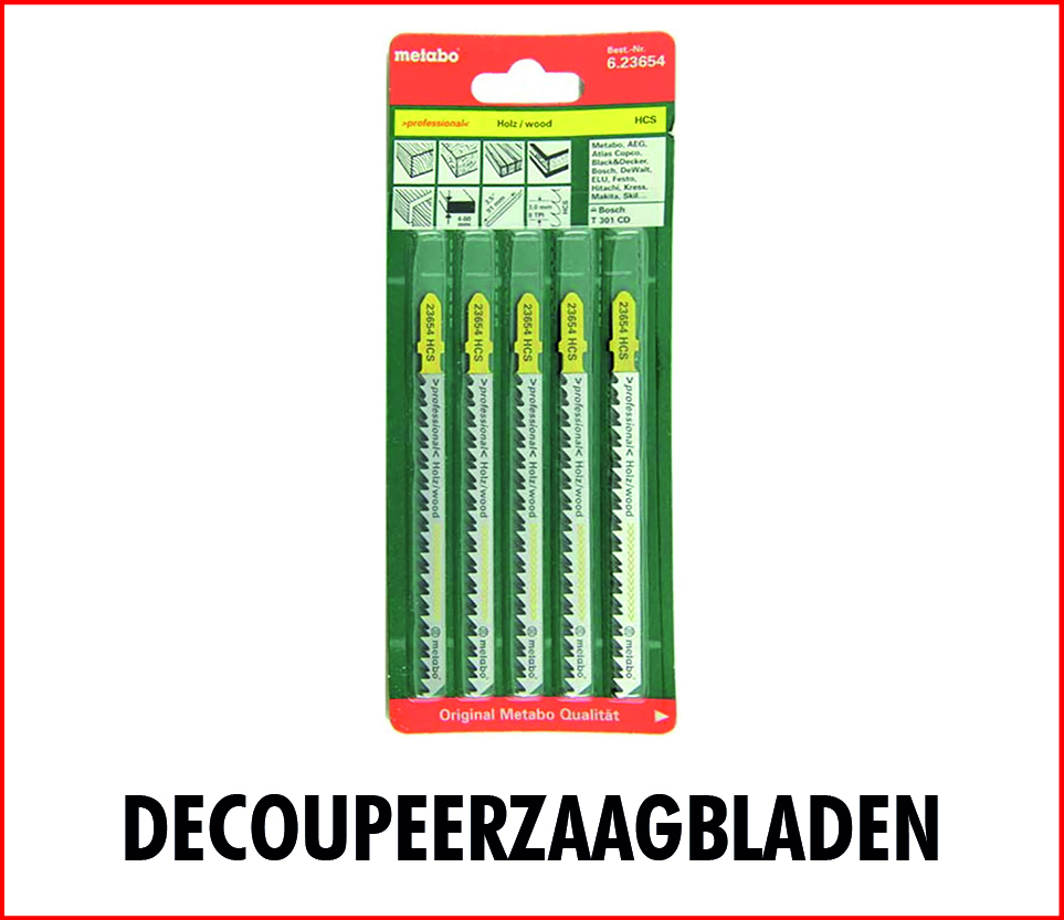 decoupeerzaagbladen